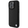 BMW BMHMP16XSLLBK iPhone 16 Pro Max 6.9czarny/black hardcase Leather Hot Stamp MagSafe